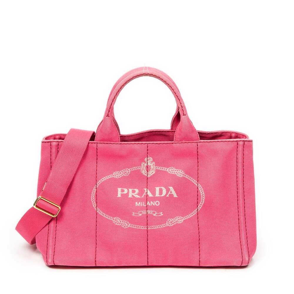 Prada Canapa Convertible Tote Canvas #299121P61B